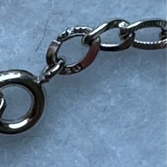 Zales 925 Sterling Silver Wedding Bridesmaid Bracelet Charm Pendant - Picture 8 of 9